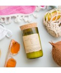 Reclaimed Wine Bottle Soy Wax Candle - Coconut & Lime